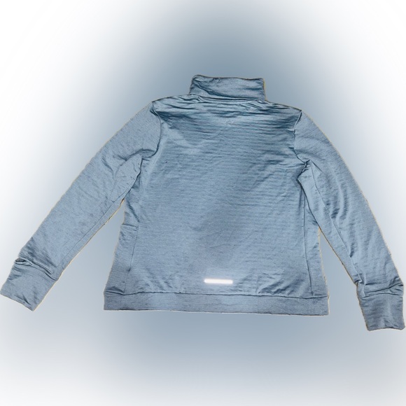 Nike NWT SZ XL gray turtleneck top w/Therma-Fit technology for warmth. Bust 48”+ - Picture 4 of 8